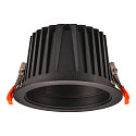 SLV LED Loftindbygningslampe NUMINOS DL XL, 3000K, IP20, 40�, 3300lm, UGR 21, sort/sort