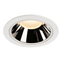 LED Loftindbygningslampe NUMINOS DL XL, 3000K, IP20, 40�, 3500lm, UGR 18, hvid/chrom