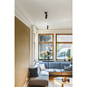 SLV LED Loftlampe NUMINOS SPOT PHASE S, 2700K, 60�, 980lm, sort/sort