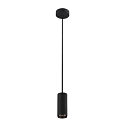LED Pendant luminaire NUMINOS PD PHASE S, 4000K, 24�, 1100lm, black/black
