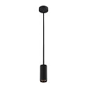 LED Pendant luminaire NUMINOS PD DALI S, 3000K, 36�, 1020lm, black/black