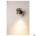SLV Udendrslampe THEO BRACKET CW Vg / Loftlampe, QPAR51, GU10, IP65, antracit