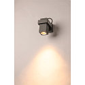 SLV Udend�rslampe THEO BRACKET CW V�g / Loftlampe, QPAR51, GU10, IP65, antracit