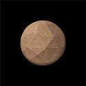 SLV Sk�rm til MANA LED V�glampe, rund, � 40cm, beige