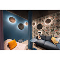 SLV Sk�rm til MANA LED V�glampe, rund, � 60cm, beige