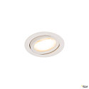 SLV LED Ceiling recessed luminaire OCULUS DL MOVE, DIM-TO-WARM 2000-3000K, 36-780lm, IP20, white