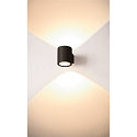 LED V�glampe OCULUS UP/DOWN WL, 2000-3000K, 22-555lm, IP20, sort