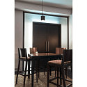 SLV LED Pendant luminaire OCULUS PD, single, DIM-TO-WARM 2000-3000K, 36-780lm, black