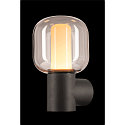SLV LED Udendørslampe OVALISK WL LED Væglampe, CCT switch, 3000/4000K, 560/600lm, IP65, antracit