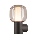 SLV LED Udendørslampe OVALISK WL LED Væglampe, CCT switch, 3000/4000K, 560/600lm, IP65, antracit