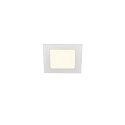 LED Loftindbygningslampe SENSER 12 DL, firkantet, 6W, 440lm, IP20, hvid, 4000K