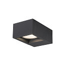 SLV LED Udend�rslampe ESKINA FRAME WL LED V�glampe, CCT switch, 3000/4000K, 1100/1200lm, IP65, antracit