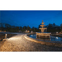 SLV LED Outdoor luminaire ESKINA FRAME FL SINGLE LED Floor lamp, CCT switch, 3000/4000K, 1100/1200lm, IP65, anthracite, 45cm