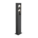 SLV LED Udend�rslampe ESKINA FRAME 75 FL DOUBLE LED Standerlampe, CCT switch, 3000/4000K, 1100/1200lm, IP65, antracit