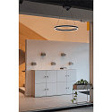 LED Pendant luminaire ONE 80 PD DALI UP/DOWN, CCT switch, 3000/4000K, 615/635lm, black