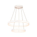 SLV LED Pendant luminaire ONE DOUBLE PD PHASE UP/DOWN, CCT switch, 2700/3000K, 615/635lm, white