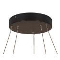 SLV LED Pendel ONE DOUBLE PD DALI UP/DOWN, CCT switch, 3000/4000K, 1050/1060lm, sort