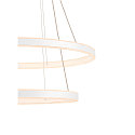 SLV LED Pendel ONE DOUBLE PD DALI UP/DOWN, CCT switch, 3000/4000K, 1050/1060lm, hvid