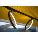 SLV 3-Faset Lampe ONE 40 TRACK DALI, 15,2W, 4000K, 670lm, sort