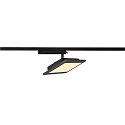 LED 1-faset spot PANEL TRACK, firkantet, 15x30cm, 18W, 3000K, sort