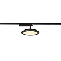 LED 1-faset spot PANEL TRACK, rund, 20cm, 18W, 3000K, sort