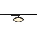 LED 1-faset spot PANEL TRACK, rund, 20cm, 18W, 3000K, sort