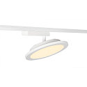 SLV LED 1-faset spot PANEL TRACK, rund, 20cm, 18W, 3000K, hvid