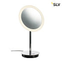 SLV LED Table lamp MAGANDA TL Make-up mirror, CCT switch, 2700/3000/4000K, IP44, chrome