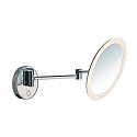 SLV LED V�eglampe MAGANDA WL Makeup spejl, CCT switch, 2700/3000/4000K, IP44, chrom