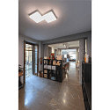 SLV Wall / Ceiling luminaire SIMA, square, 3000K, 2150lm, dimmable, IP44, white