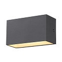 SLV LED Udend�rs V�glampe SITRA M WL UP/DOWN, CCT switch 3000/4000K, antracit