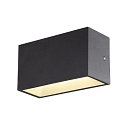 SLV LED Udend�rs V�glampe SITRA M WL UP/DOWN, CCT switch 3000/4000K, antracit
