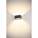 SLV LED Udend�rs V�glampe SITRA M WL UP/DOWN, CCT switch 3000/4000K, antracit