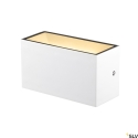 SLV LED Outdoor Wall luminaire SITRA M WL UP/DOWN, CCT switch 3000/4000K, white