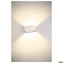 LED Outdoor Wall luminaire SITRA M WL UP/DOWN, CCT switch 3000/4000K, white