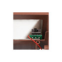 SLV LED Udend�rs V�glampe SITRA M WL UP/DOWN, CCT switch 3000/4000K, rustfarvet