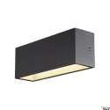 LED Udendrs Vglampe SITRA L WL UP/DOWN, CCT switch, 3000/4000K, antracit