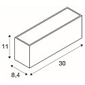 LED Udend�rs V�glampe SITRA L WL UP/DOWN, CCT switch, 3000/4000K, antracit