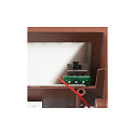 SLV LED Outdoor Wall luminaire SITRA L WL UP/DOWN, CCT switch, 3000/4000K, rust coloured