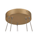 SLV LED Pendant luminaire ONE DOUBLE PHASE up/down, 35W, 2700/3000K, 130�, brass