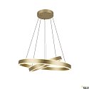 LED Pendant luminaire ONE DOUBLE PHASE up/down, 35W, 2700/3000K, 130, brass