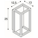 SLV LED Udend�rs V�glampe QUADRULO WL, antracit