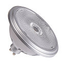 LED Lyskilde QPAR111 GU10, 12,5W, 3000K, CRI90, 60�, s�lv