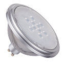 LED Lyskilde QPAR111 GU10, 7W, 3000K, CRI90, 40�, s�lv