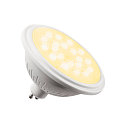 SLV LED Lyskilde QPAR111 GU10 tunable smart, 10W, 2700-6500K, CRI90, 25�, hvid/gennemsigtig