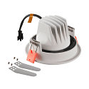 SLV LED Ceiling recessed luminaire NUMINOS� MOVE S, 4000K, 40�, white/chrome