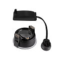 SLV Ceiling recessed luminaire HORN GU10, 25W, blower door tested, black