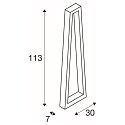 SLV Standerlampe BOOKAT Pole PHASE, CCT, antracit