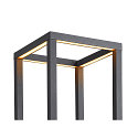 SLV LED Standerlampe QUADRULO, 7W, 3000K, antracit/hvid