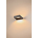 SLV LED V�glampe BOOKAT, 15W, 3000/4000K, antracit